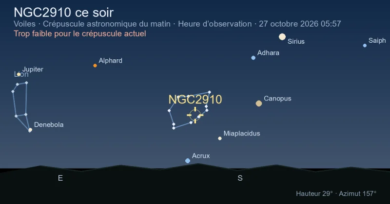 NGC2910 ce soir