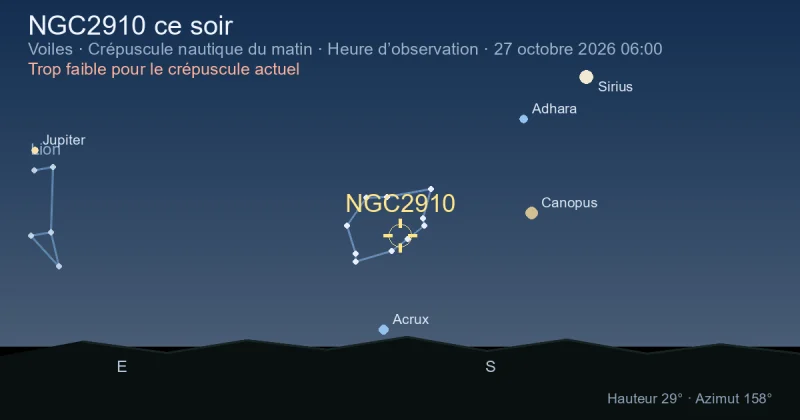NGC2910 ce soir