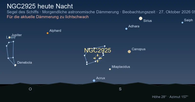 NGC2925 heute Nacht