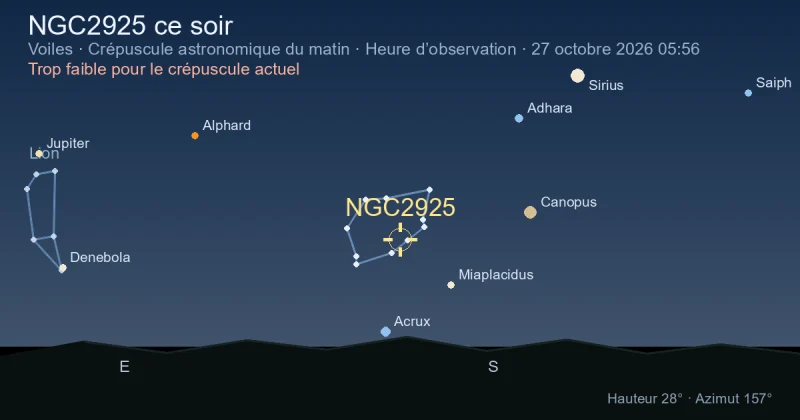 NGC2925 ce soir