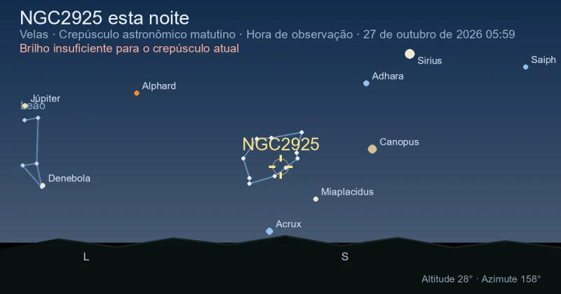 NGC2925 esta noite