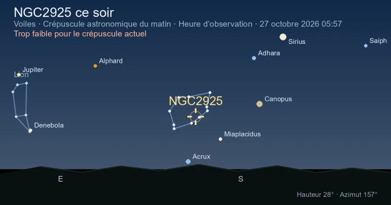 NGC2925 ce soir