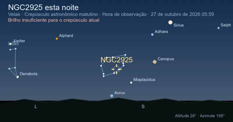 NGC2925 esta noite