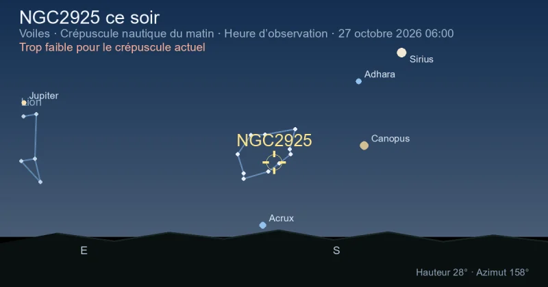NGC2925 ce soir