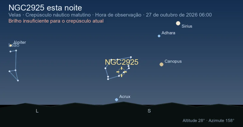 NGC2925 esta noite