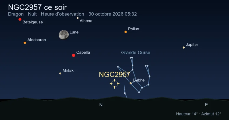NGC2957 ce soir