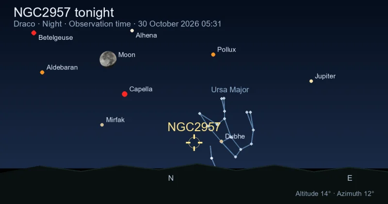 NGC2957 tonight