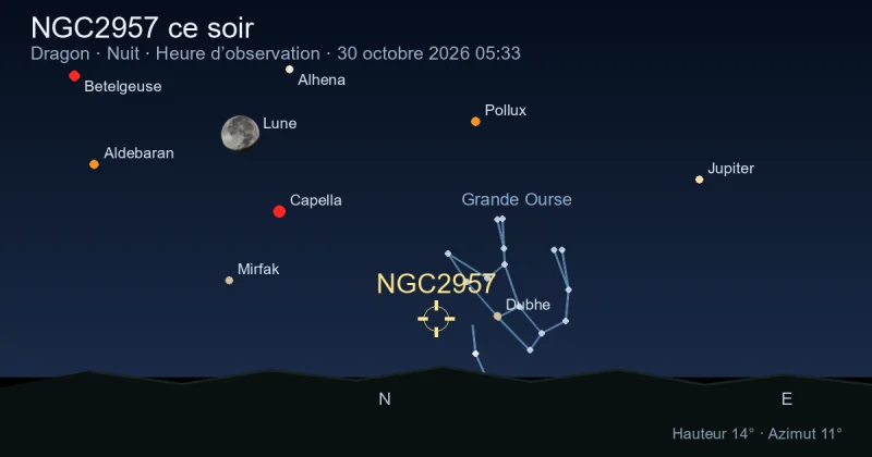 NGC2957 ce soir