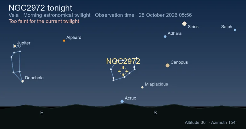 NGC2972 tonight