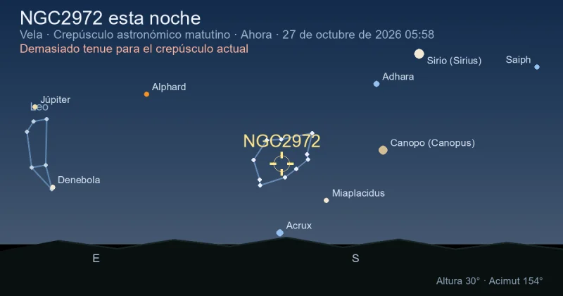 NGC2972 esta noche