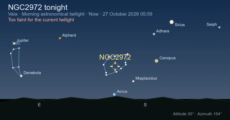 NGC2972 tonight