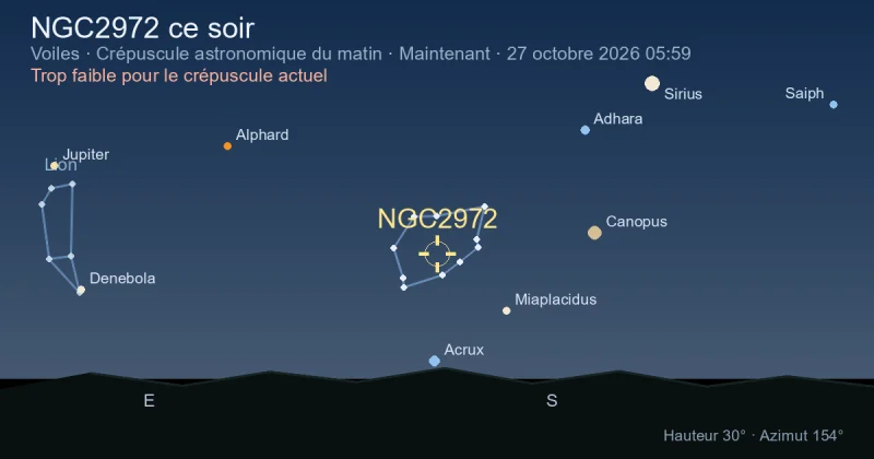 NGC2972 ce soir