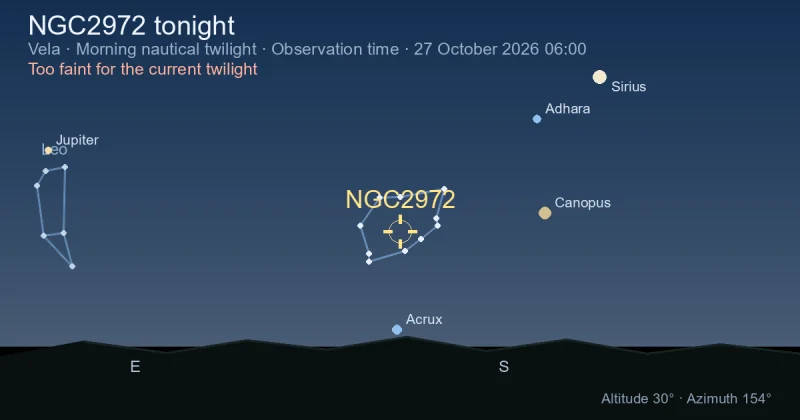 NGC2972 tonight