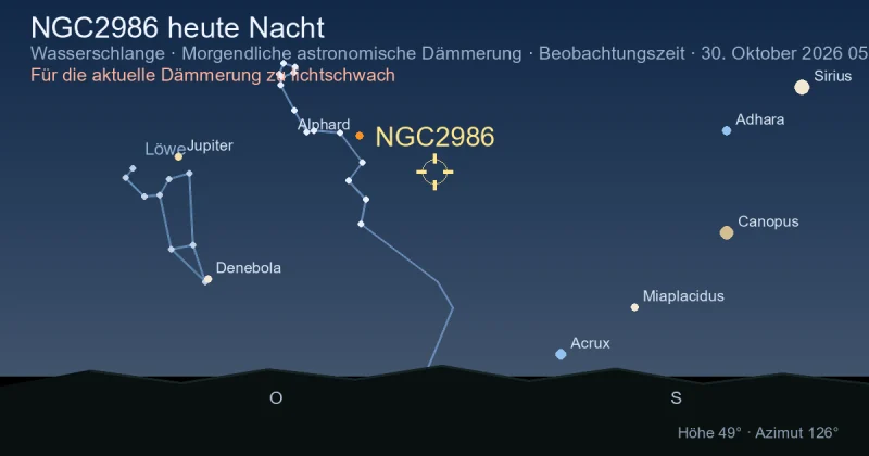 NGC2986 heute Nacht
