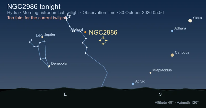 NGC2986 tonight