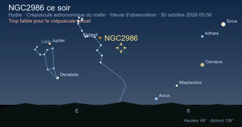 NGC2986 ce soir