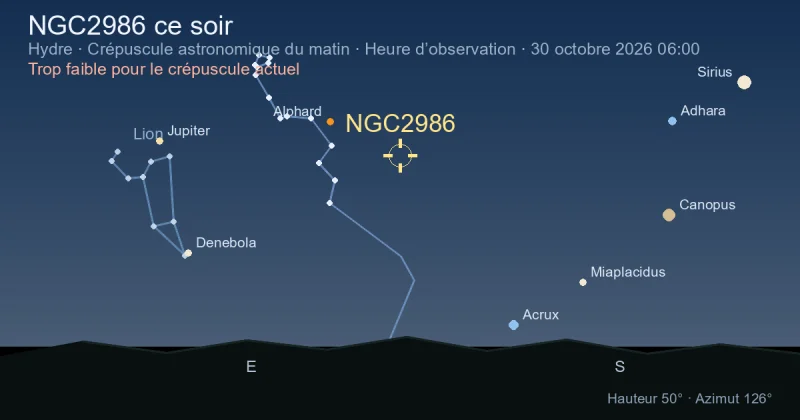 NGC2986 ce soir