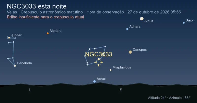 NGC3033 esta noite