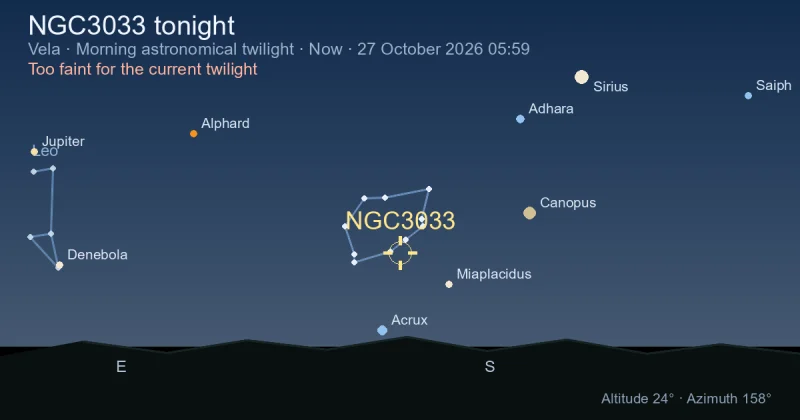 NGC3033 tonight