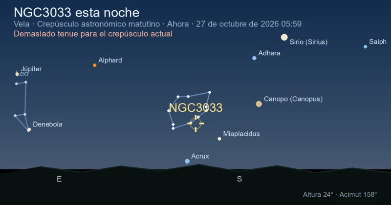 NGC3033 esta noche