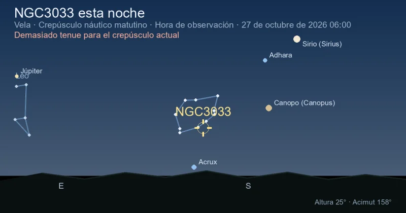 NGC3033 esta noche