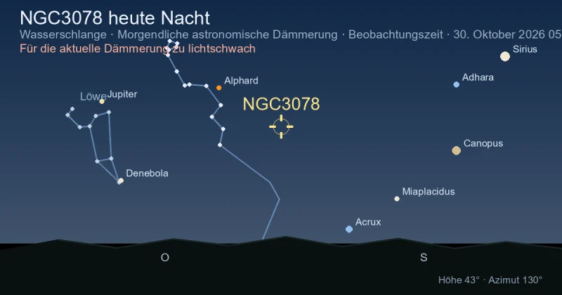 NGC3078 heute Nacht
