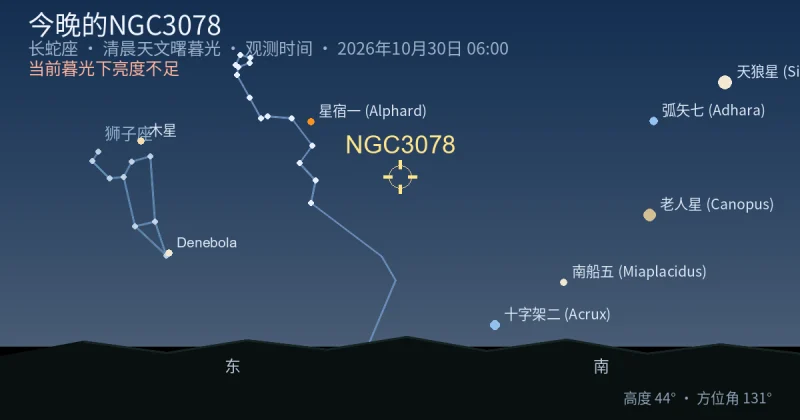今晚的NGC3078