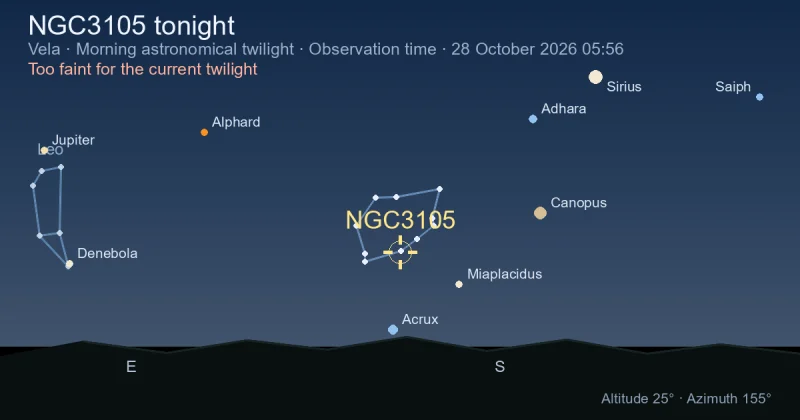 NGC3105 tonight