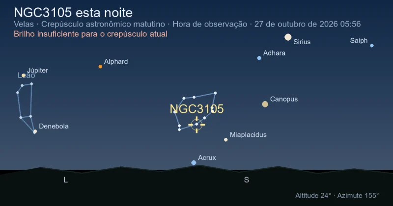 NGC3105 esta noite