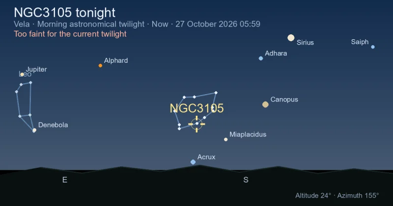 NGC3105 tonight
