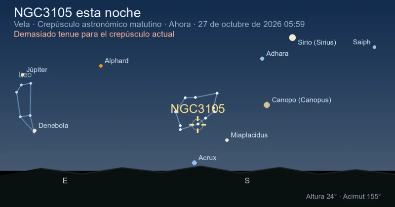 NGC3105 esta noche