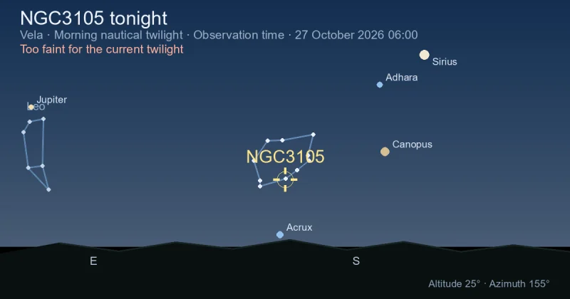 NGC3105 tonight