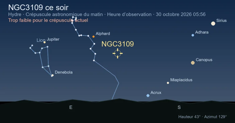 NGC3109 ce soir