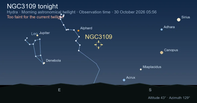 NGC3109 tonight