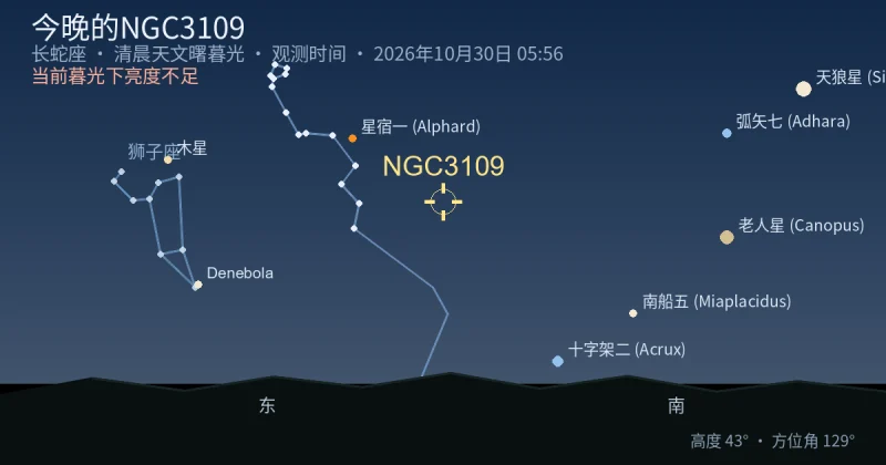 今晚的NGC3109
