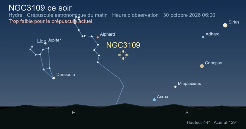 NGC3109 ce soir