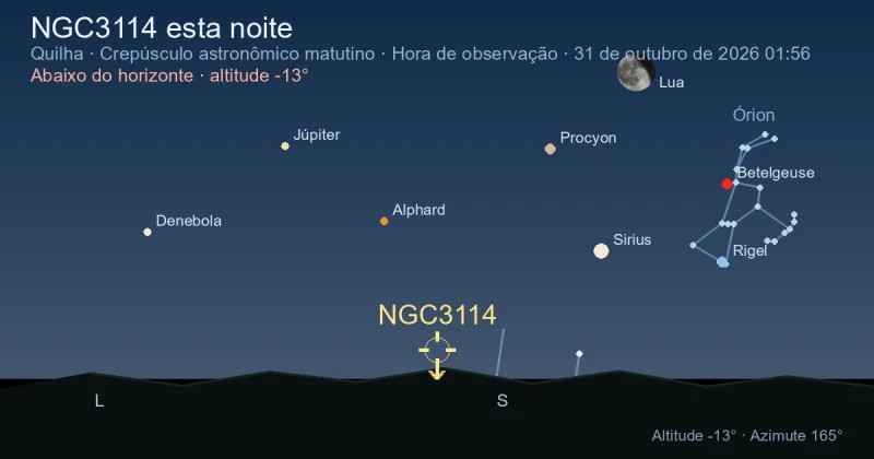 NGC3114 esta noite