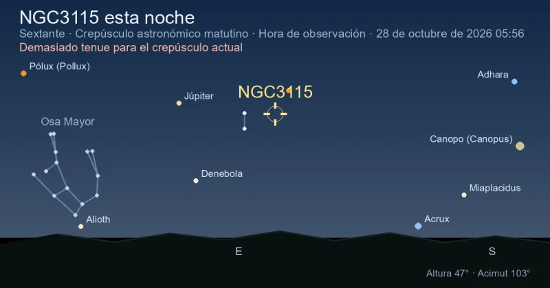 NGC3115 esta noche