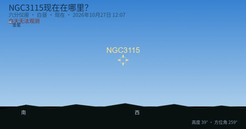 NGC3115现在在哪里？