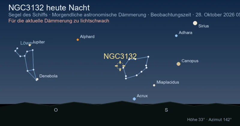 NGC3132 heute Nacht