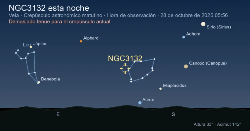 NGC3132 esta noche
