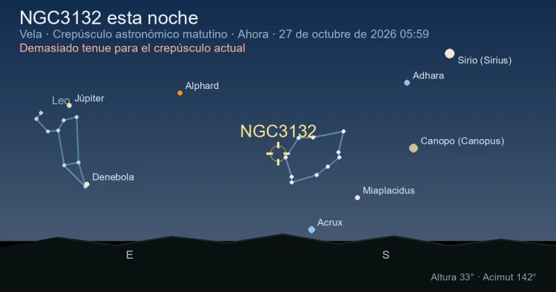 NGC3132 esta noche