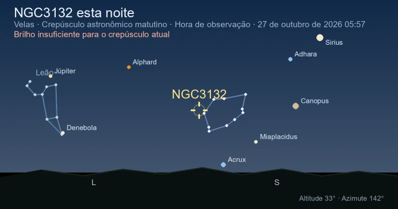 NGC3132 esta noite