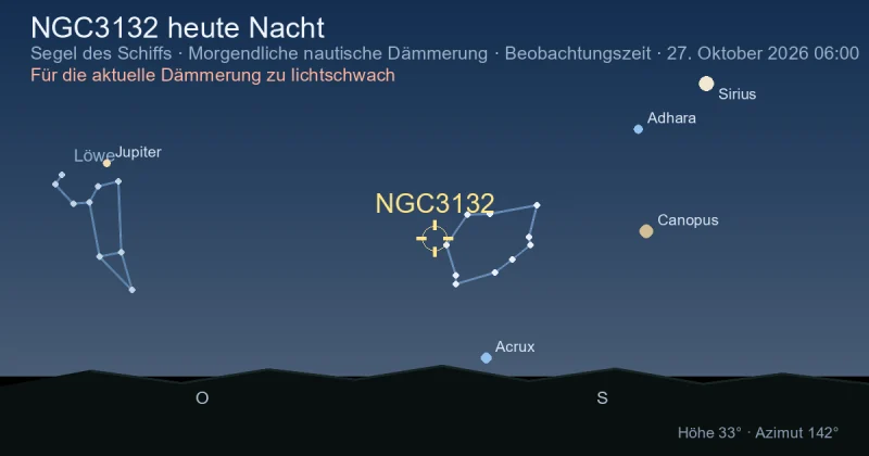 NGC3132 heute Nacht