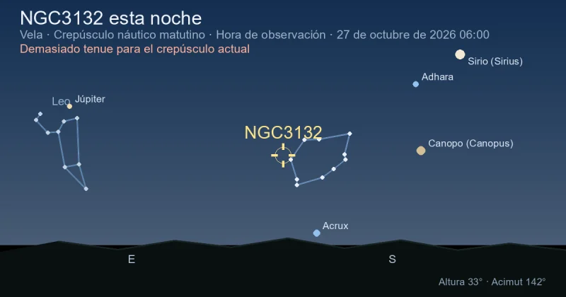 NGC3132 esta noche