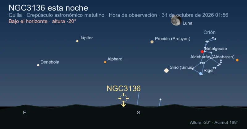 NGC3136 esta noche