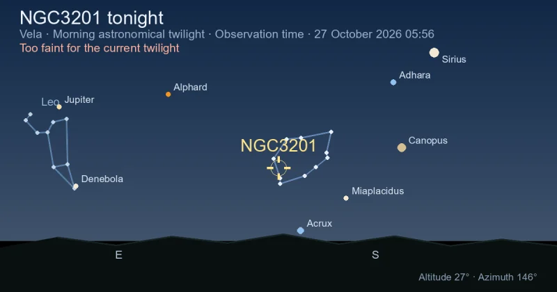 NGC3201 tonight
