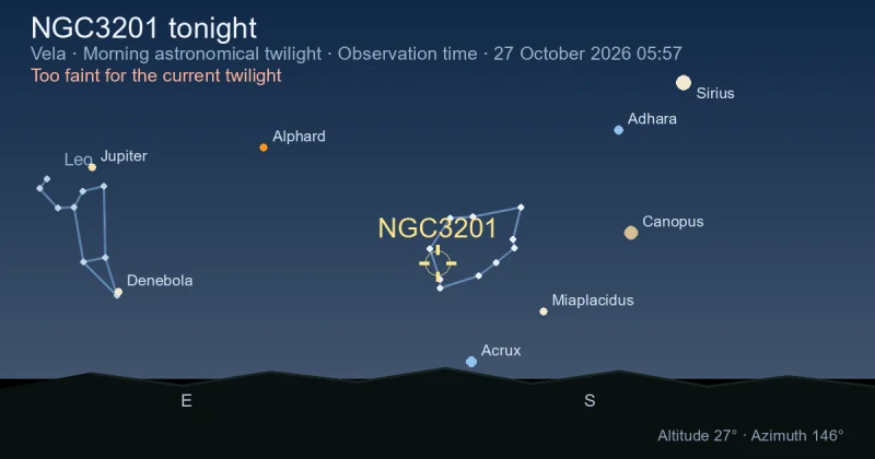 NGC3201 tonight