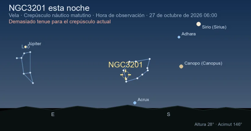 NGC3201 esta noche