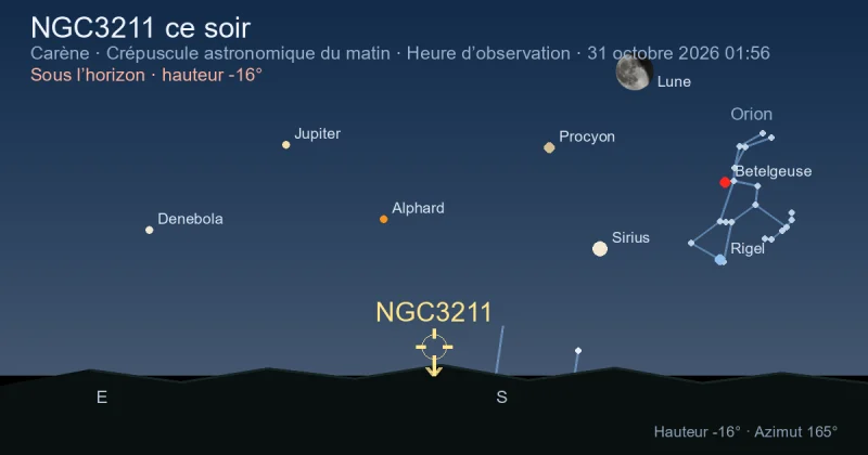 NGC3211 ce soir